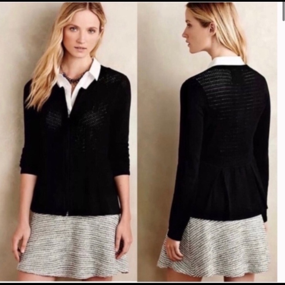 Anthropologie Angel The North Pointelle Cardigan